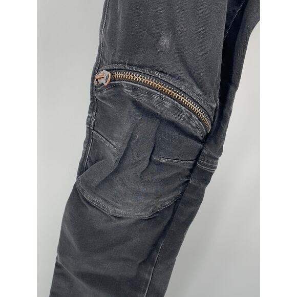 G-STAR RAW Men's Black Solid 5620 3D Zip-Knee Skinny Denim Jeans SZ 33x32 - Picture 7 of 12